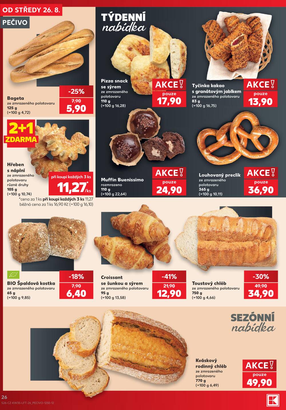 Leták Kaufland - Kaufland 26.8. - 1.9. - Kaufland - Čáslav - strana 26 Leták Kaufland - Kaufland 26.8. - 1.9. - Kaufland - Čáslav - strana 26