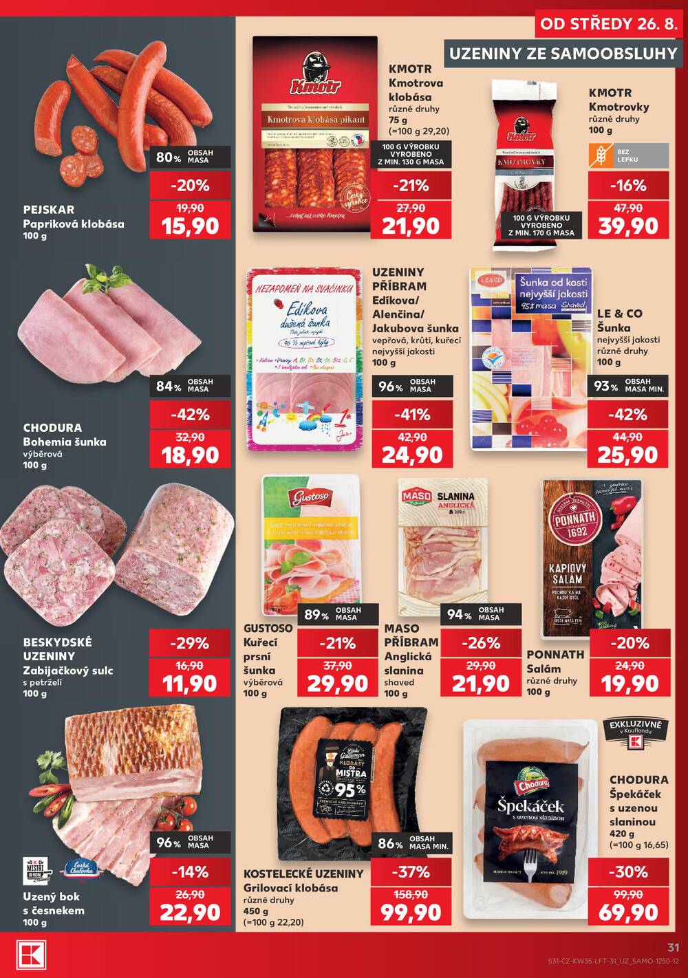 Kaufland 26.8. - 1.9. - Kaufland Moravská Třebová