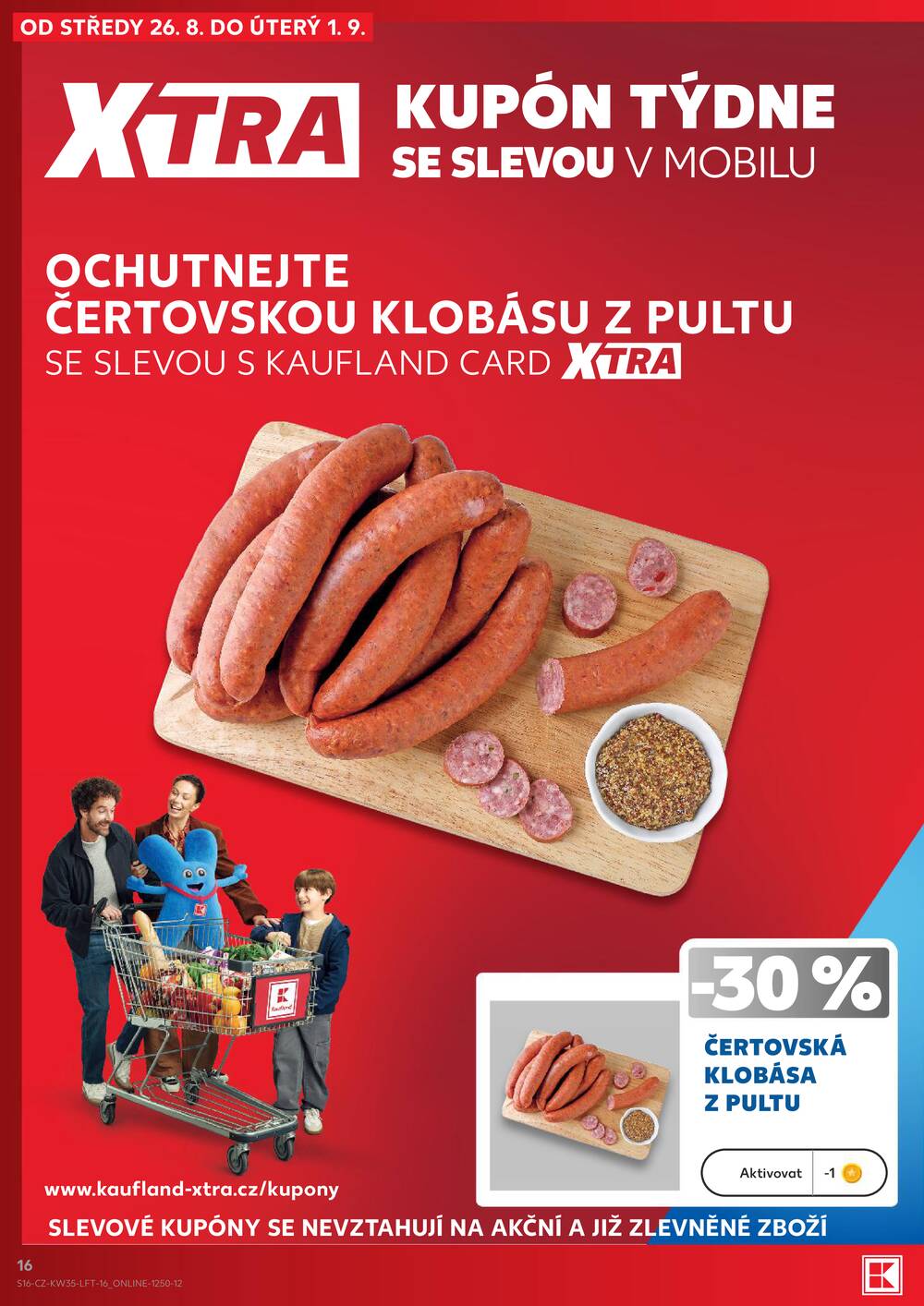 Kaufland 26.8. - 1.9. - Kaufland - Žďár nad Sázavou