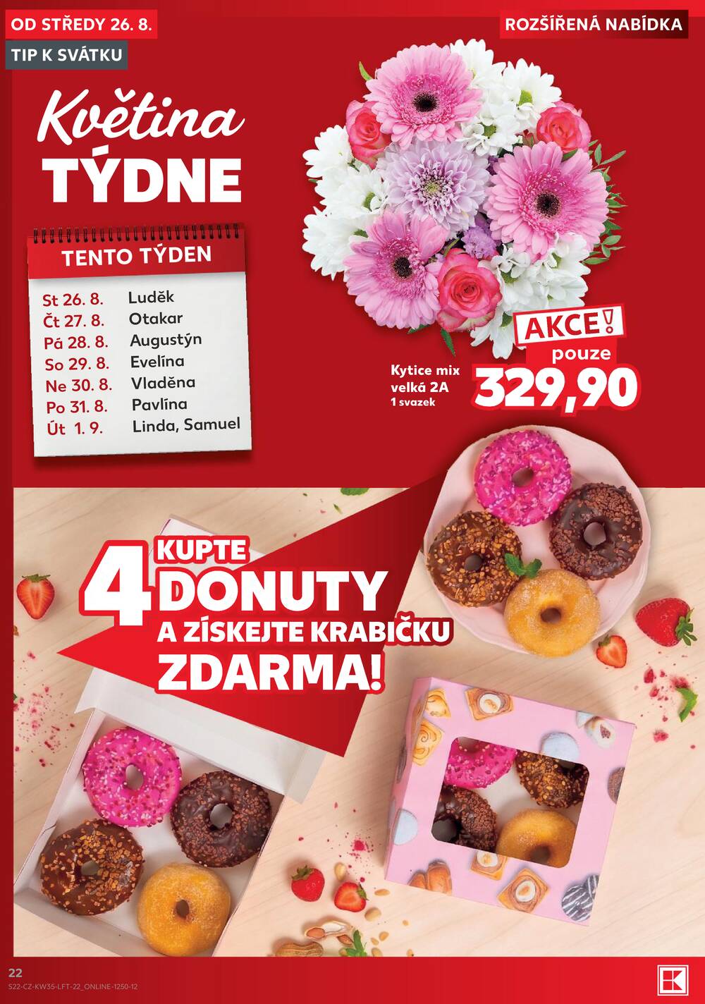 Kaufland 26.8. - 1.9. - Kaufland - Pelhřimov