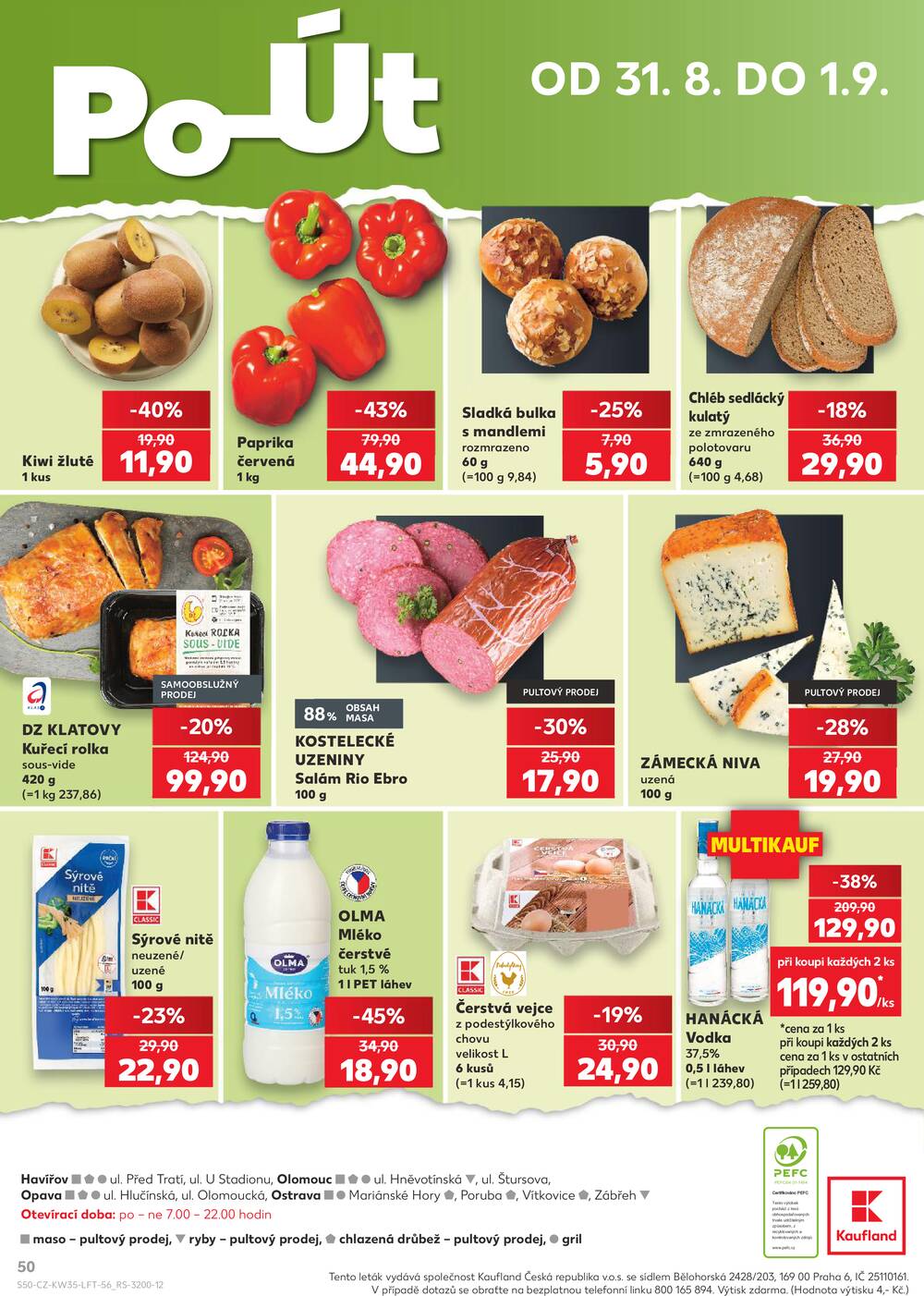 Kaufland 26.8. - 1.9. - Kaufland - Ostrava - Zábřeh