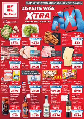 Leták Kaufland 26.8. - 1.9. - Kaufland - Ostrava - Zábřeh