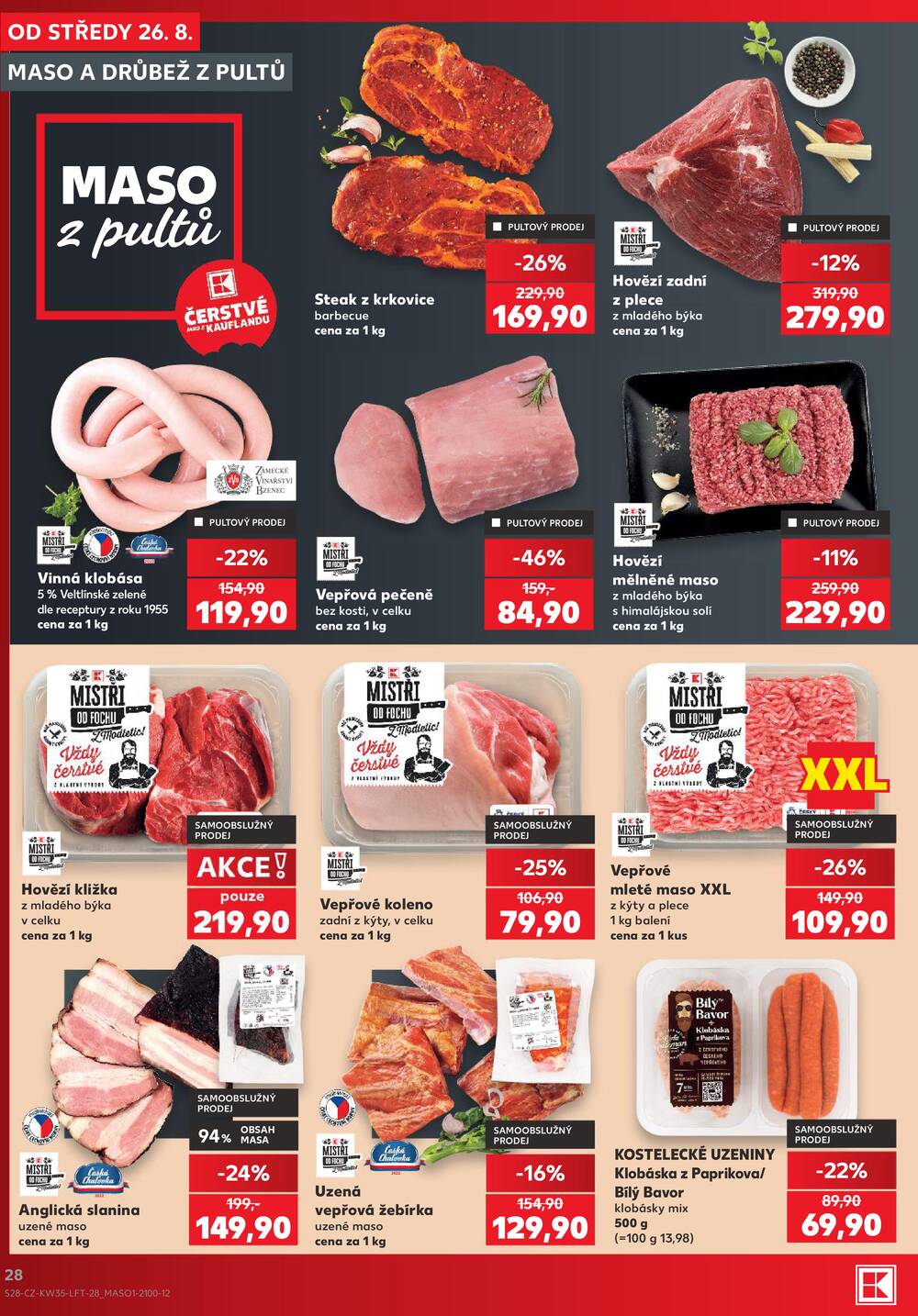 Leták Kaufland - Kaufland 26.8. - 1.9. - Kaufland - Plzeň (Sukova) - strana 28 Leták Kaufland - Kaufland 26.8. - 1.9. - Kaufland - Plzeň (Sukova) - strana 28