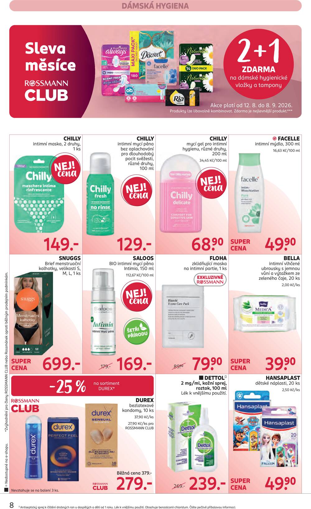 Rossmann od 26.8. do 8.9.2026