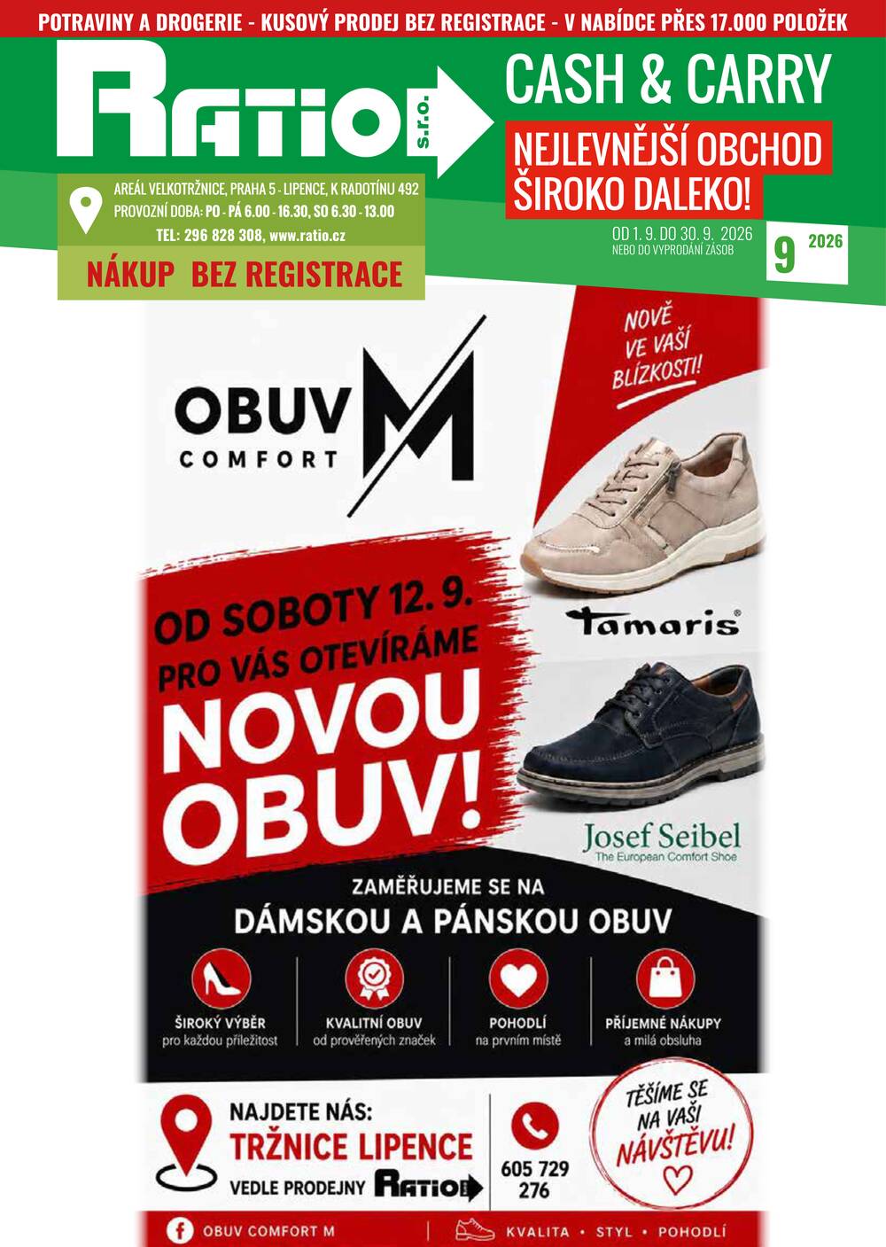 Ratio od 1.9. do 30.9.2026