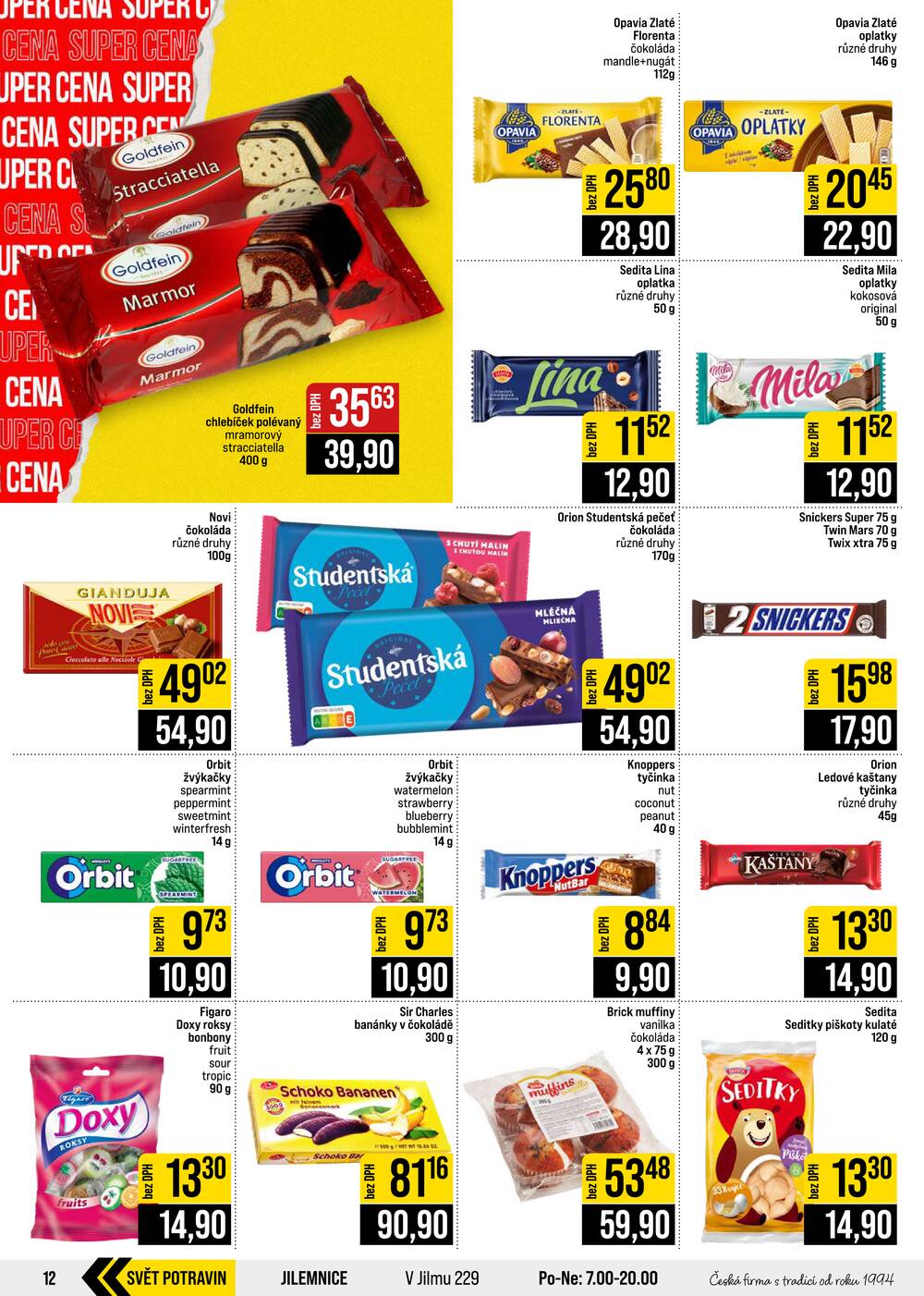 Leták JIP - JIP Cash & Carry České Budějovice, Most, Náchod, Polička, Sušice a Svoboda nad Úpou od 26.8. do 1.9.2026 - strana 12 Leták JIP - JIP Cash & Carry České Budějovice, Most, Náchod, Polička, Sušice a Svoboda nad Úpou od 26.8. do 1.9.2026 - strana 12