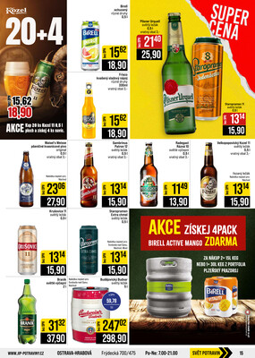 JIP Cash & Carry České Budějovice, Most, Náchod, Polička, Sušice a Svoboda nad Úpou od 26.8. do 1.9.2026