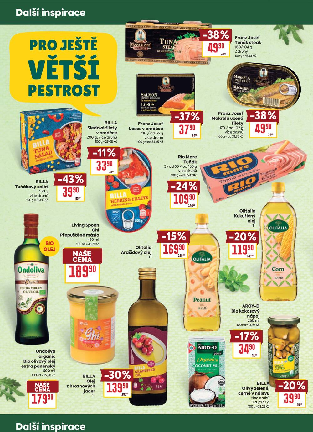 Billa katalog Bio od 2.9. do 29.9.2026