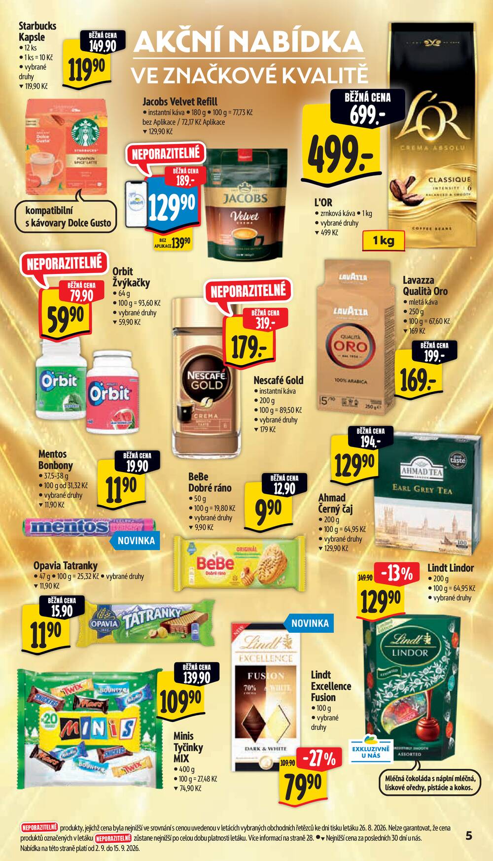 Albert  Hypermarket od 2.9. do 8.9.2026