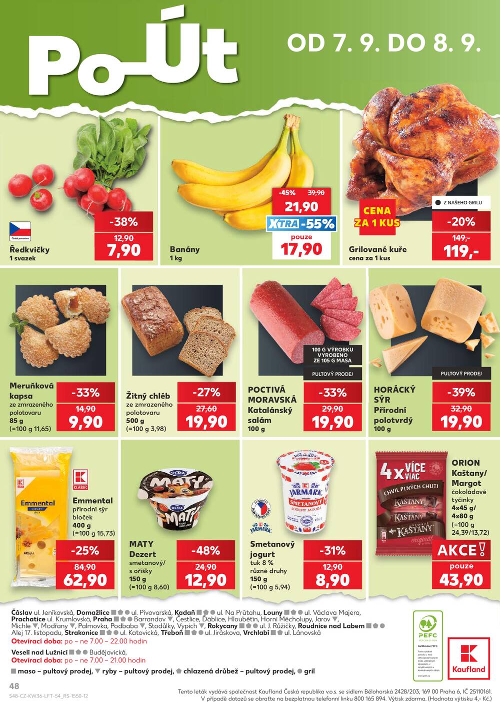 Kaufland 2.9. - 8.9. - Kaufland - Praha 3 (Jarov)