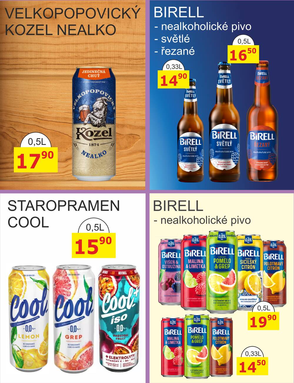 BENE Nápoje od 1.9. do 30.9.2026