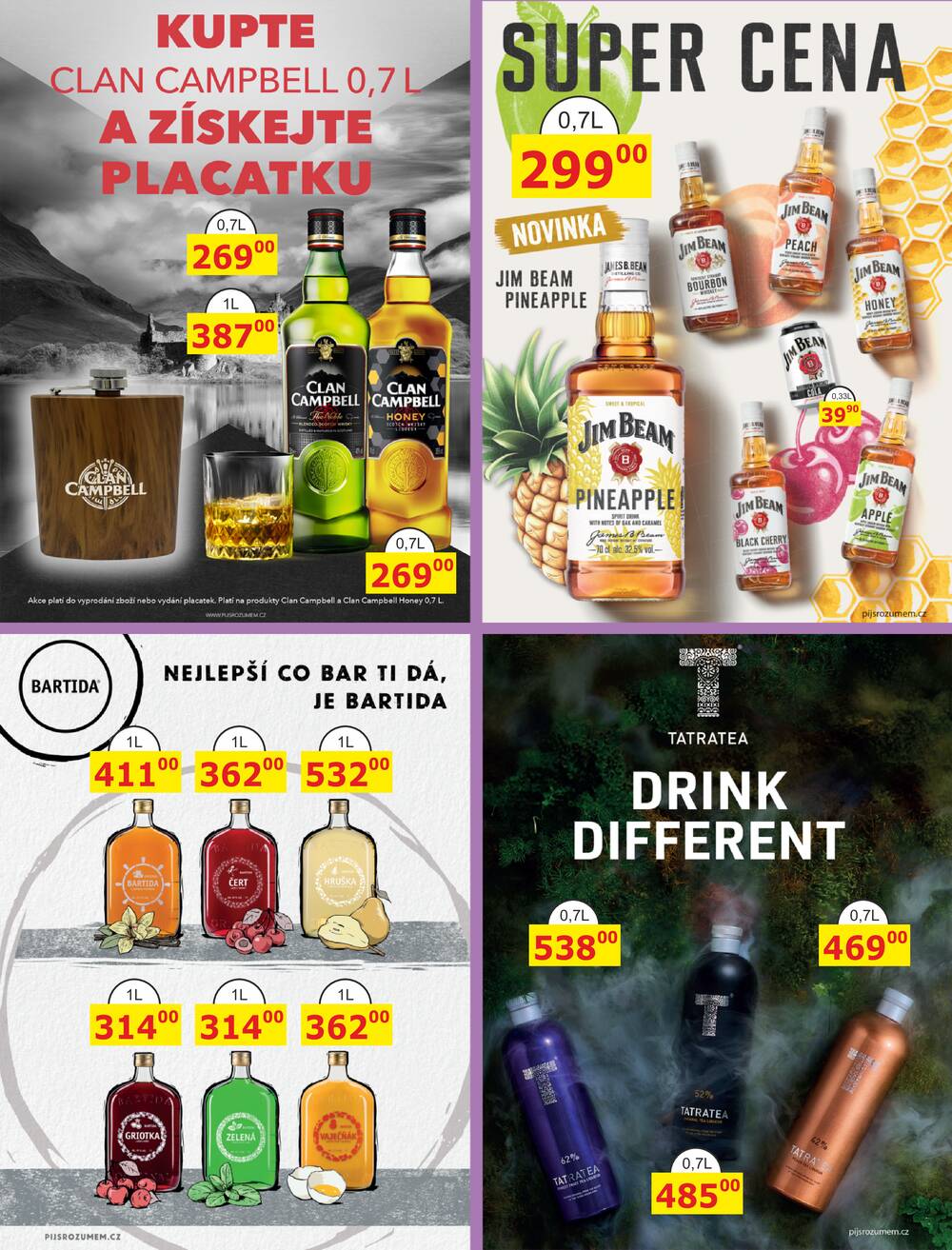 BENE Nápoje od 1.9. do 30.9.2026