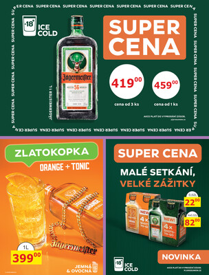 BENE Nápoje od 1.9. do 30.9.2026