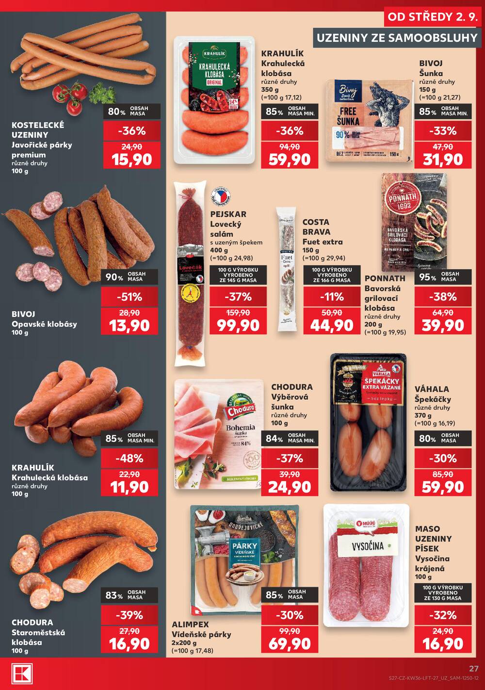 Kaufland 2.9. - 8.9. - Kaufland - Zlín ( OC Čepkov)