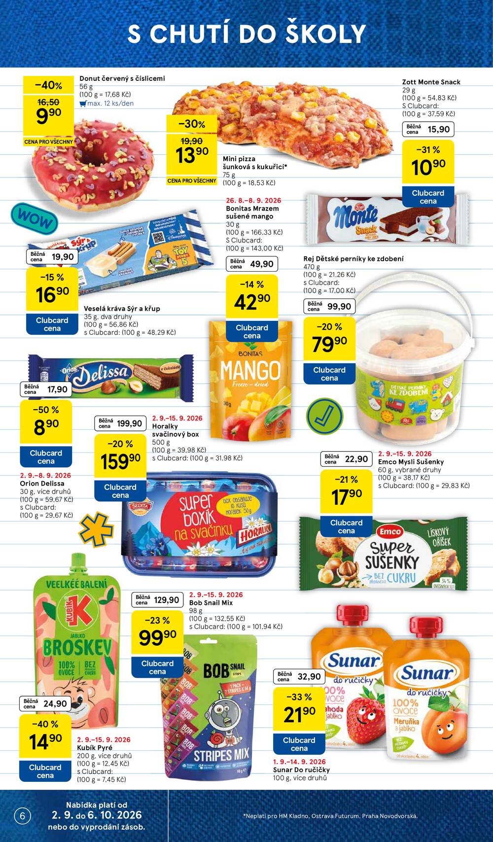 Tesco hypermarkety od 2.9. do 8.9.2026