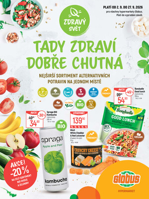 Globus - Akční leták Globus 2.9. - 27.9.2026 - Globus Praha - Zličín