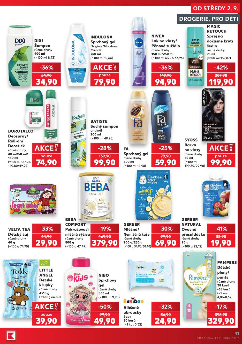 Kaufland 2.9. - 8.9. - Kaufland - Marianské Lázně