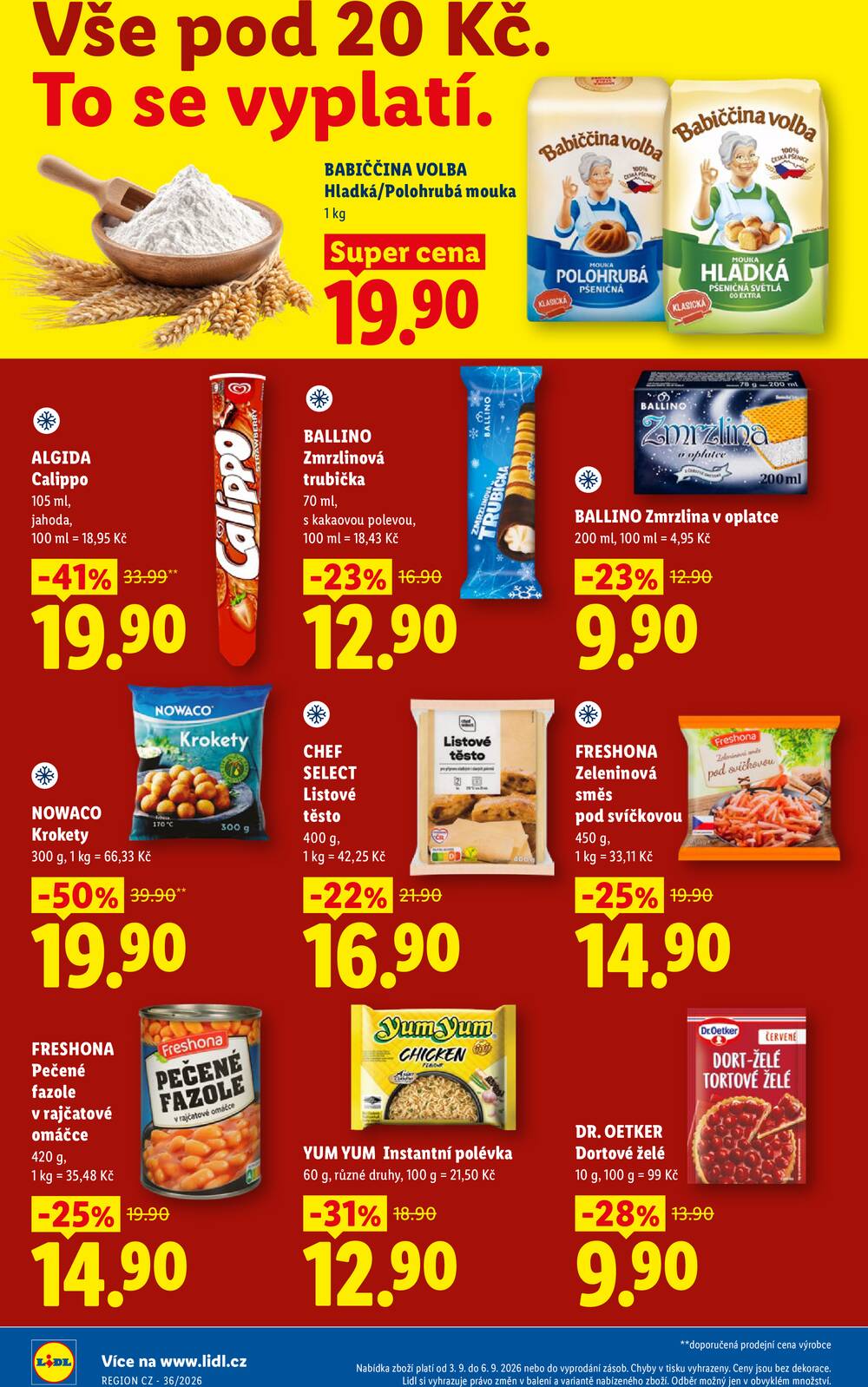 Lidl Čtvrtek od 3.9. do 6.9.2026