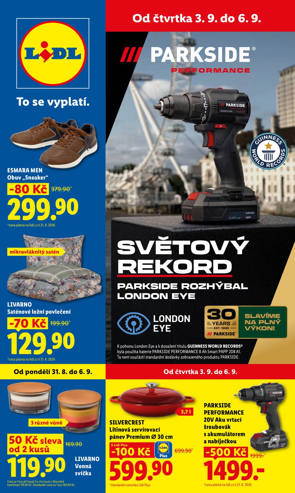 Leták Lidl - Lidl Spotřební zboží 31.8. - 6.9. - strana 1