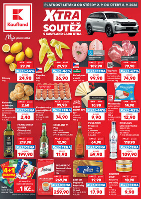 Kaufland - Kaufland 2.9. - 8.9. - Kaufland - Karviná