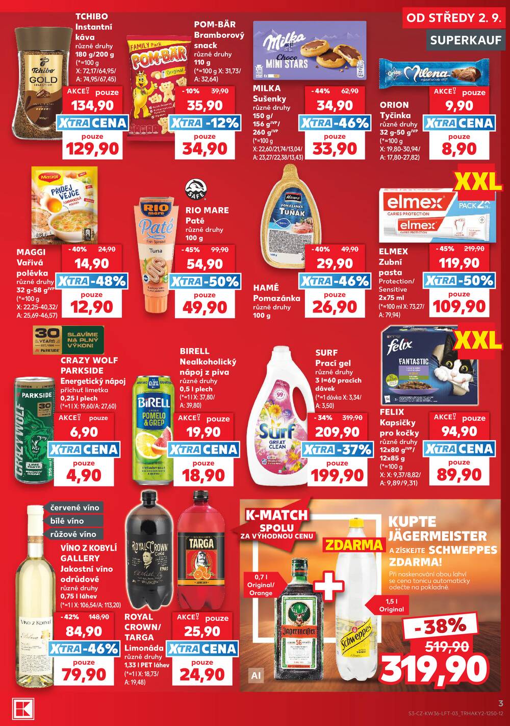 Kaufland 2.9. - 8.9. - Kaufland - Ostrava - Moravská Ostrava