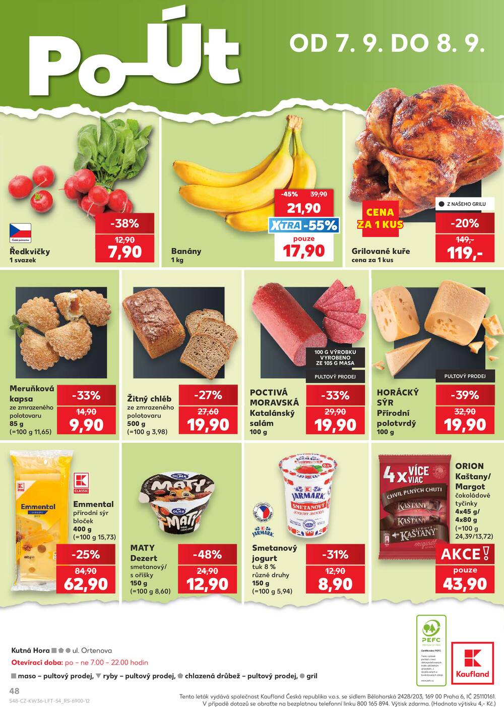 Leták Kaufland - Kaufland 2.9. - 8.9. - Kaufland - Kutná Hora - strana 48 Leták Kaufland - Kaufland 2.9. - 8.9. - Kaufland - Kutná Hora - strana 48