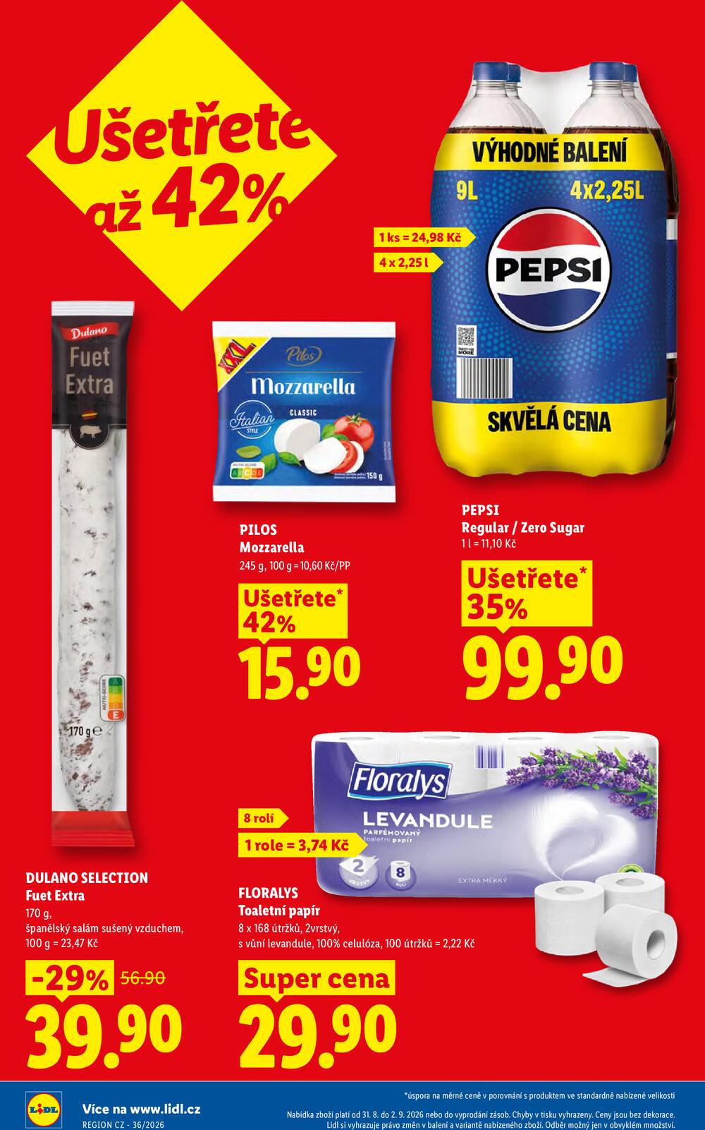 Leták Lidl - Lidl od 31.8. do 2.9.2026 - strana 2