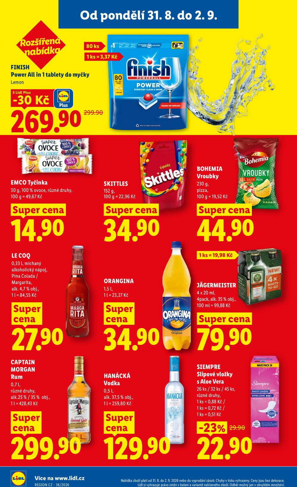 Lidl od 31.8. do 2.9.2026