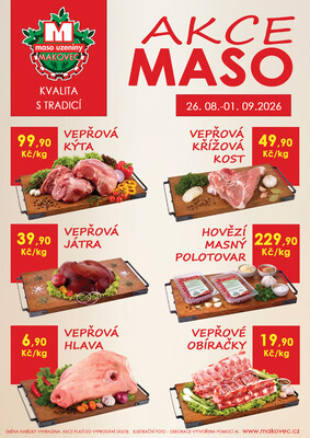 MAKOVEC a.s. – maso uzeniny - Makovec 4.skupina od 2.9. do 8.9.2026
