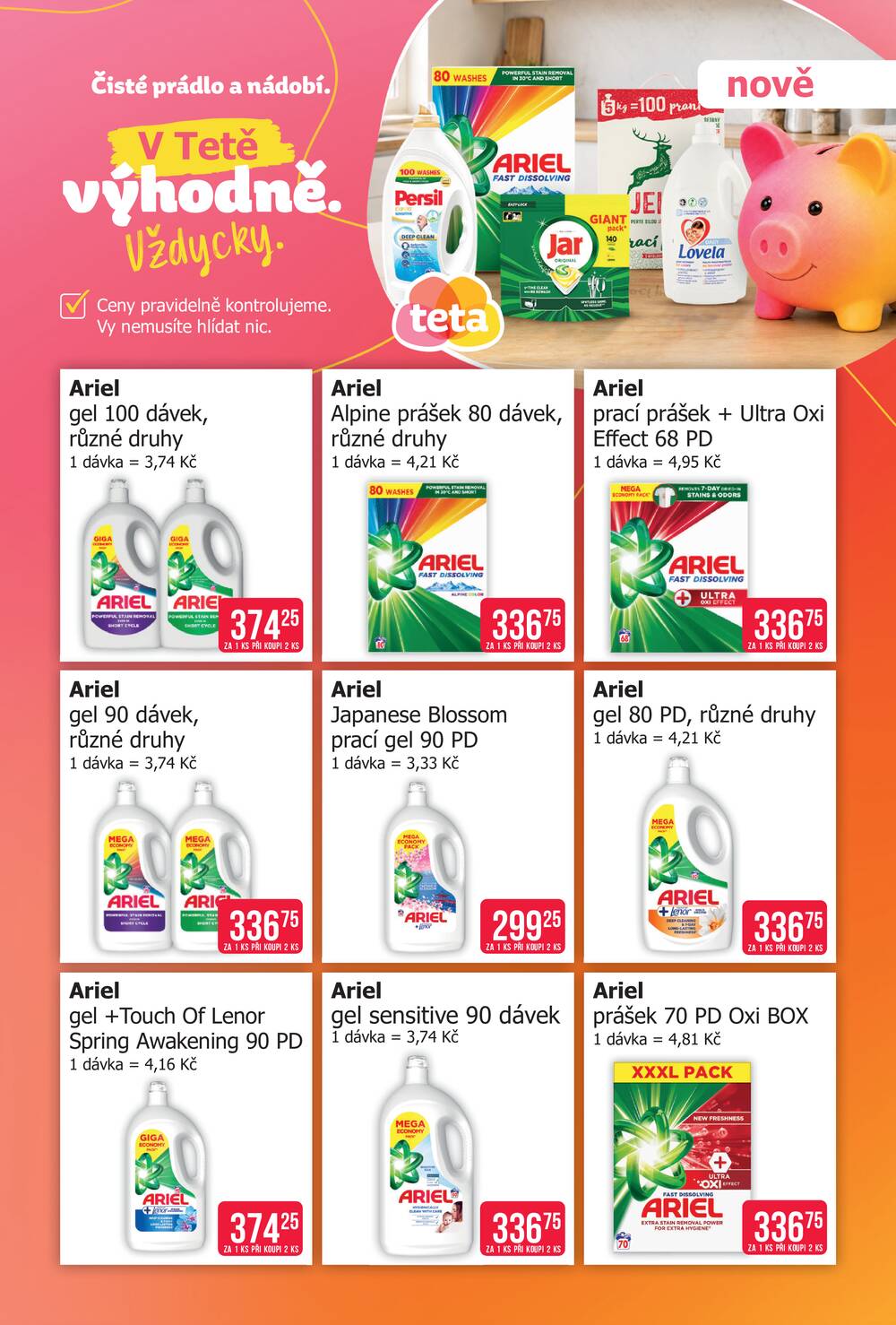 Teta drogerie Vždy výhodně  od 29.8. do 4.9.2026
