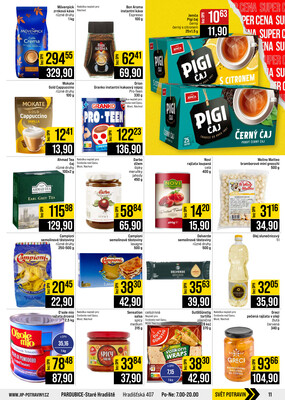 JIP Cash & Carry České Budějovice, Most, Náchod, Polička, Sušice a Svoboda nad Úpou od 2.9. do 8.9.2026