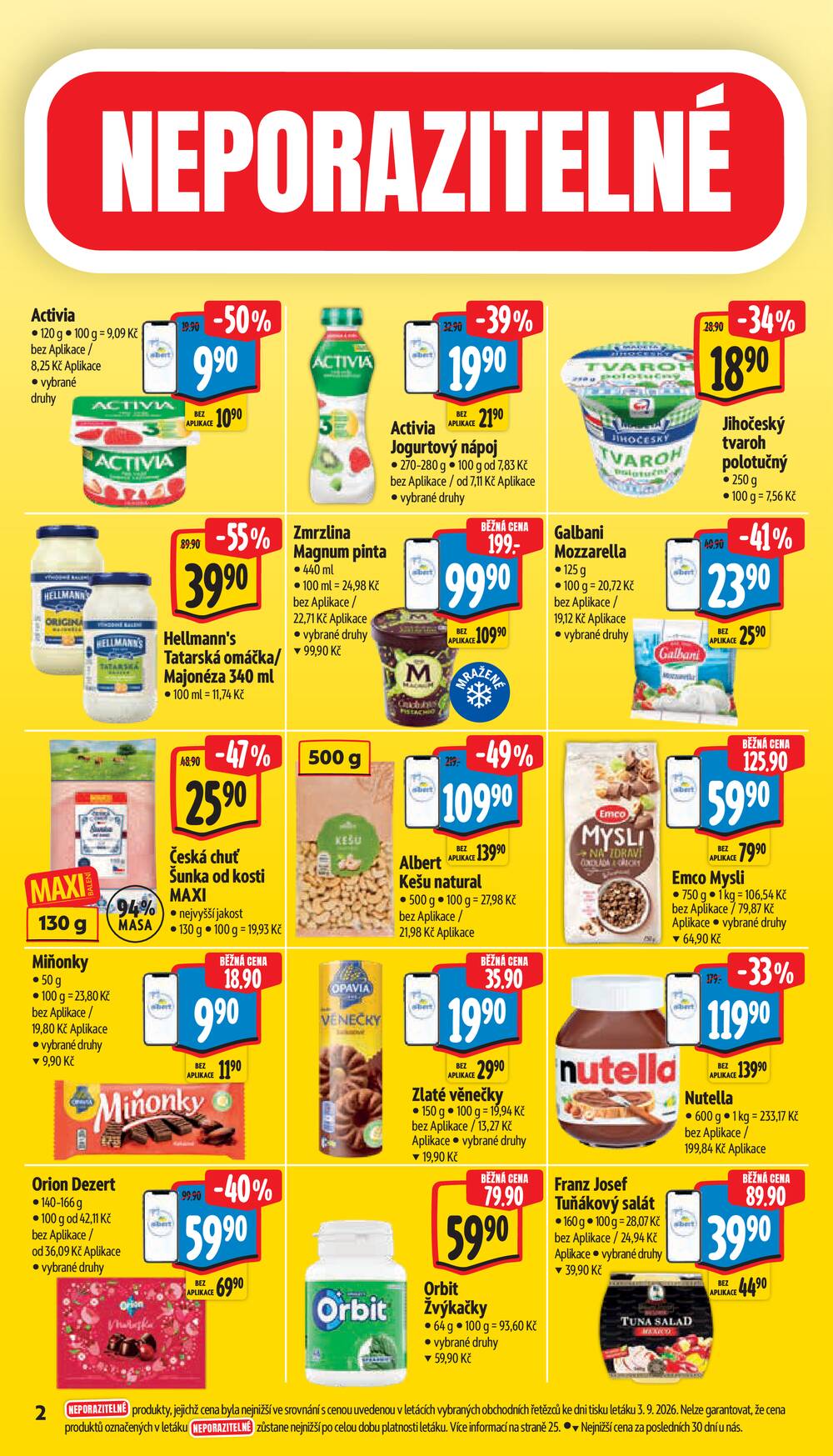 Albert Supermarket Jihomoravský od 9.9. do 15.9.2026
