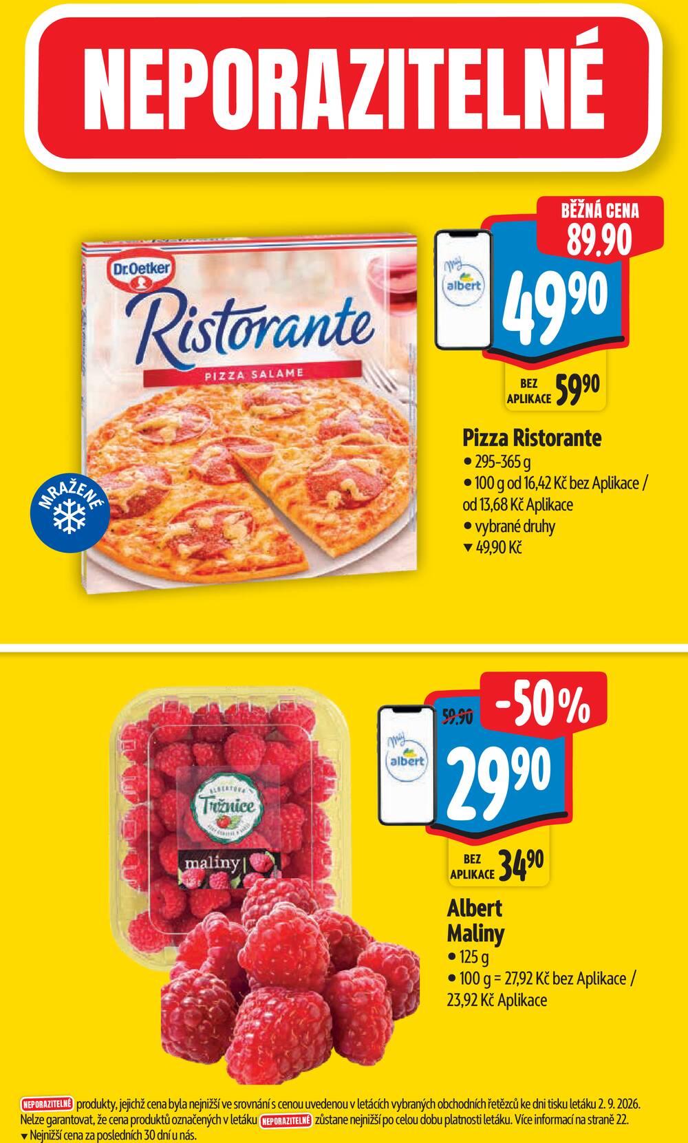Leták Albert - Albert Hypermarket Jihomoravský od 9.9. do 15.9.2026 - strana 4 Leták Albert - Albert Hypermarket Jihomoravský od 9.9. do 15.9.2026 - strana 4