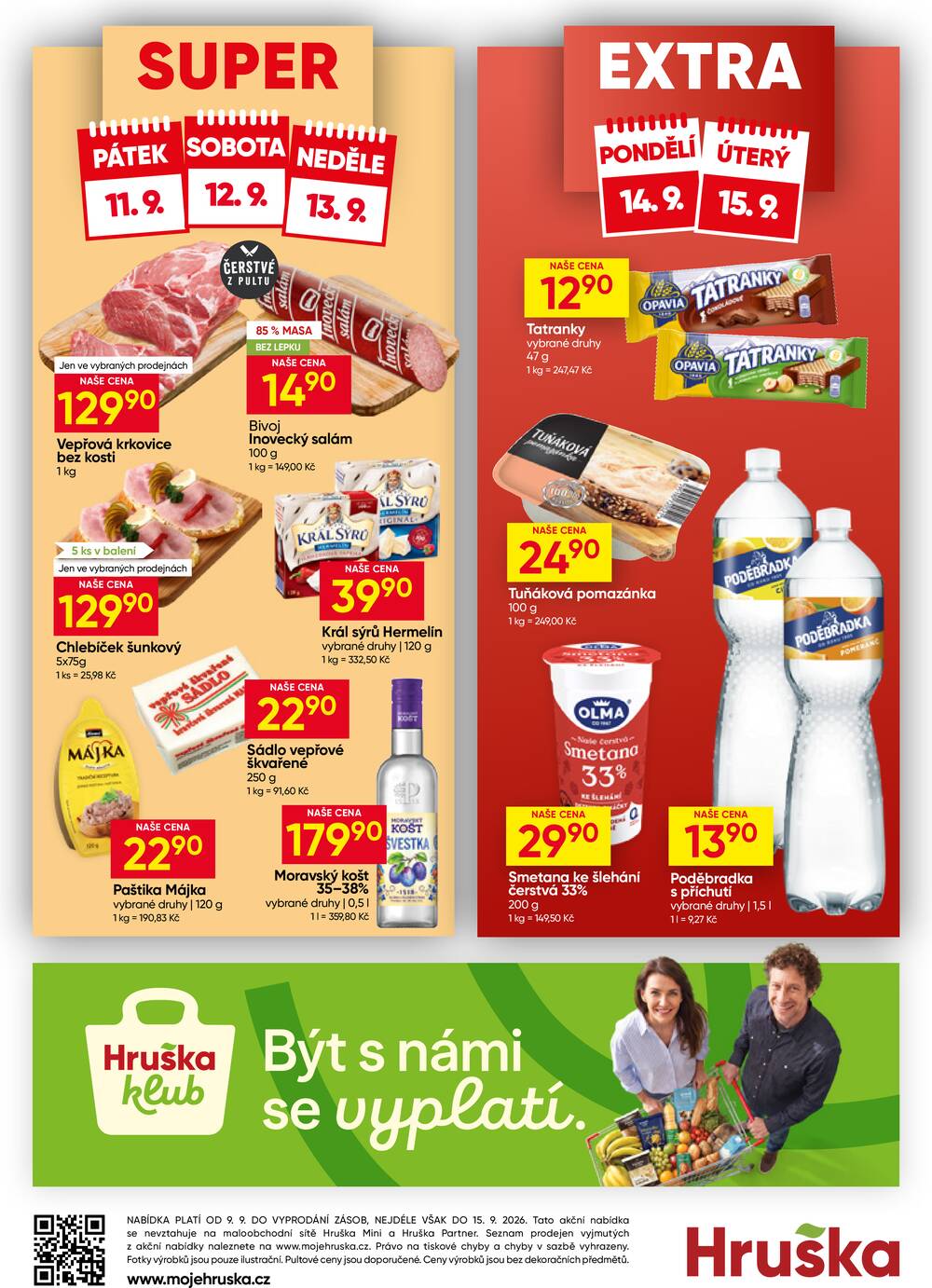Hruška od 9.9. do 15.9.2026