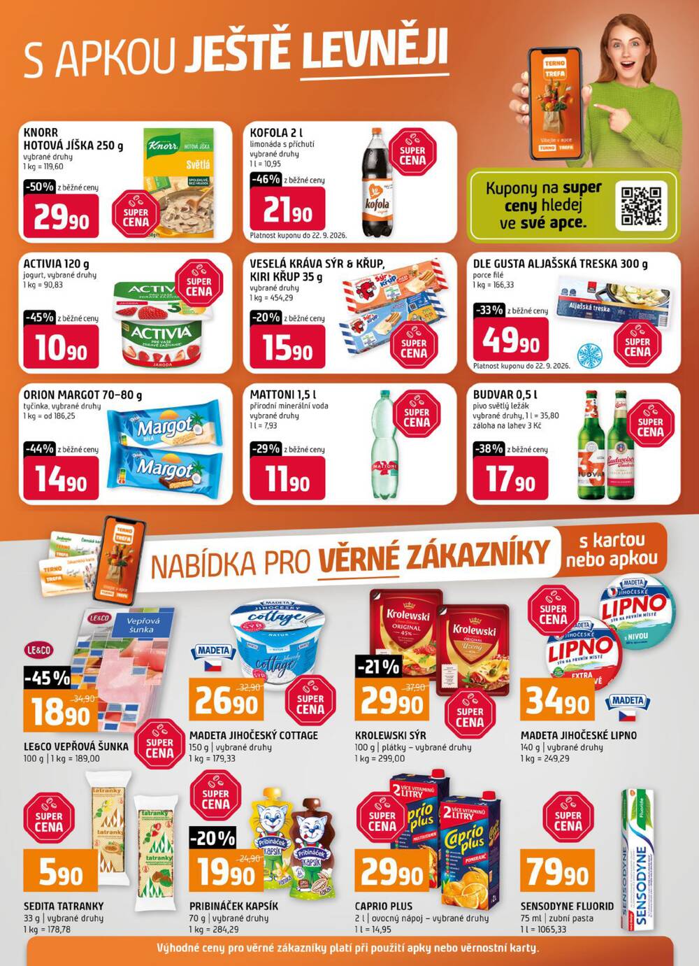 Terno Třeboň, Týn n. Vlt., Bechyně, Trhové Sviny, Hradec Králové, Zlín, Český Krumlov, Prachatice, Jihlava, Strakonice, Tábor od 9.9. do 15.9.2026