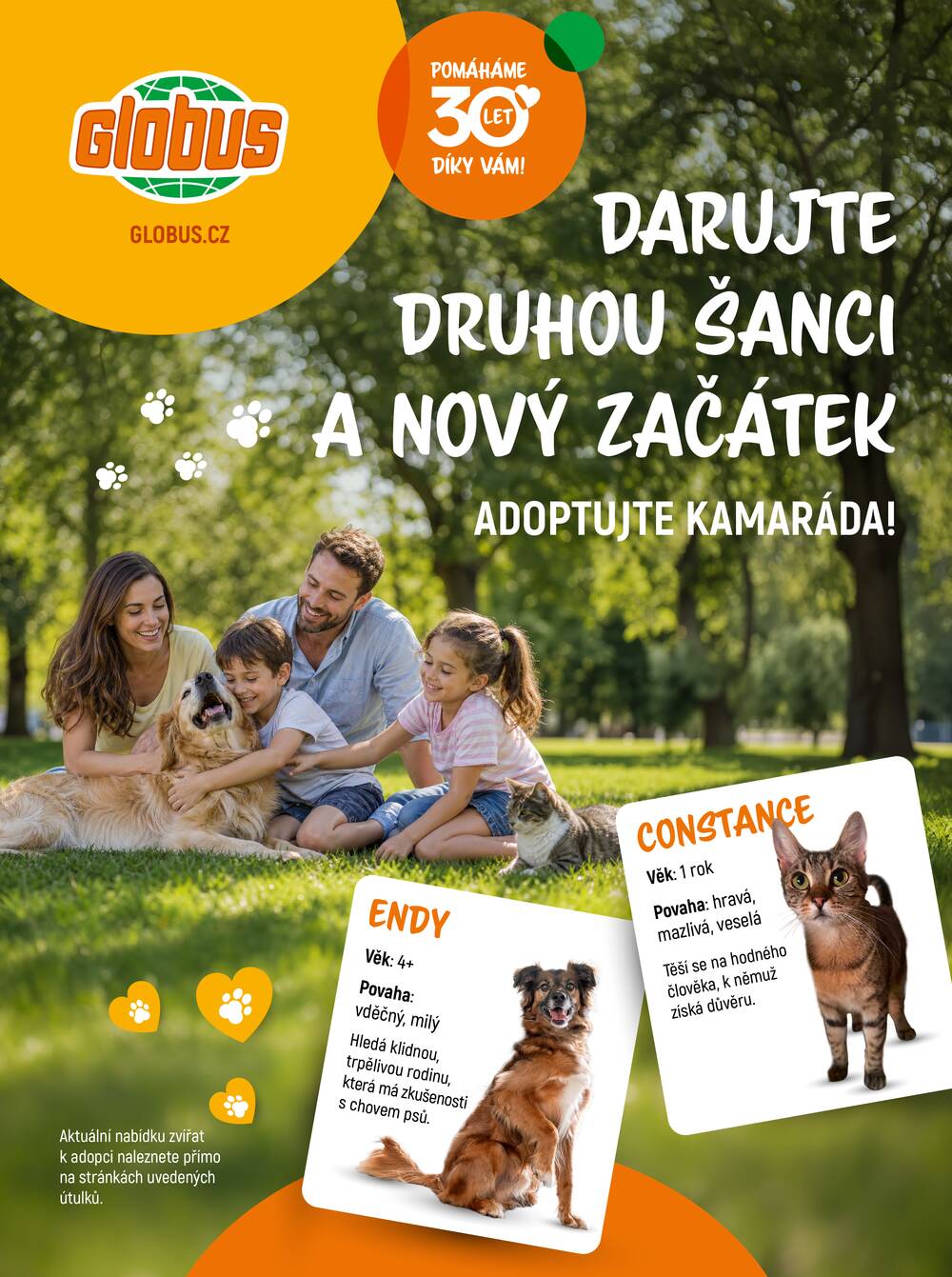 Globus Adoptujte kamaráda