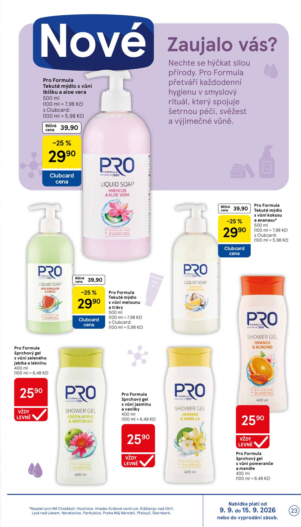 Leták Tesco - Tesco hypermarkety od 9.9. do 15.9.2026 - strana 23 Leták Tesco - Tesco hypermarkety od 9.9. do 15.9.2026 - strana 23