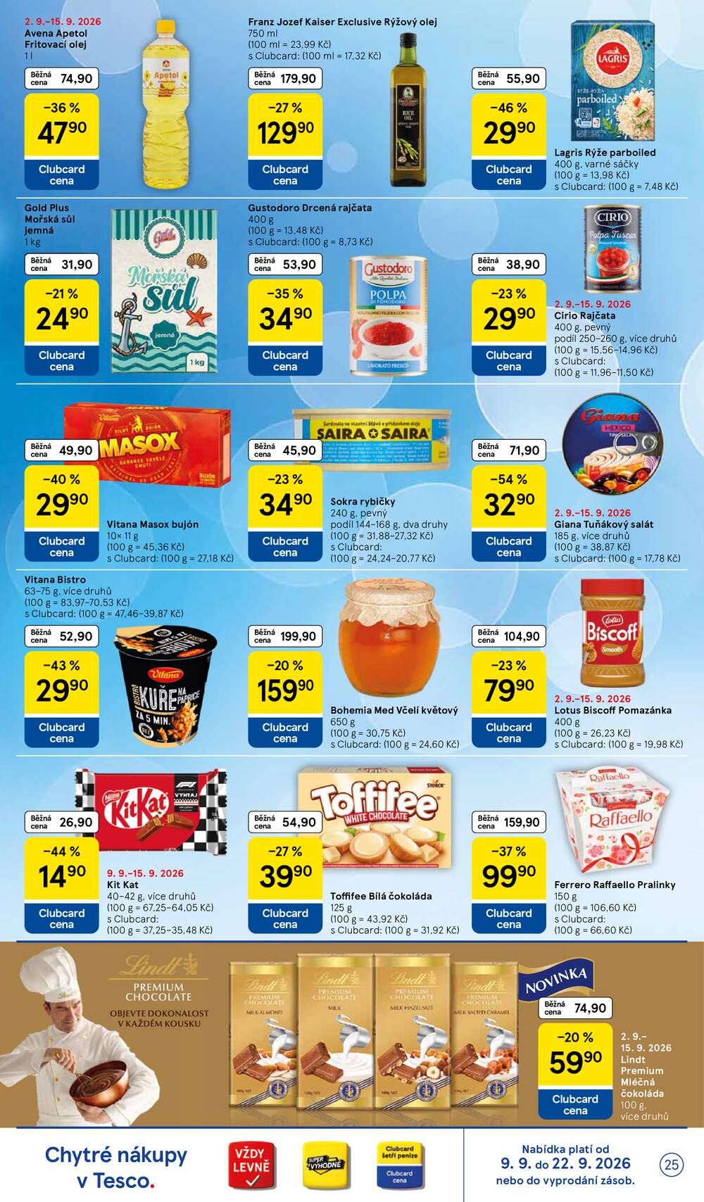 Leták Tesco - Tesco hypermarkety od 9.9. do 15.9.2026 - strana 25 Leták Tesco - Tesco hypermarkety od 9.9. do 15.9.2026 - strana 25