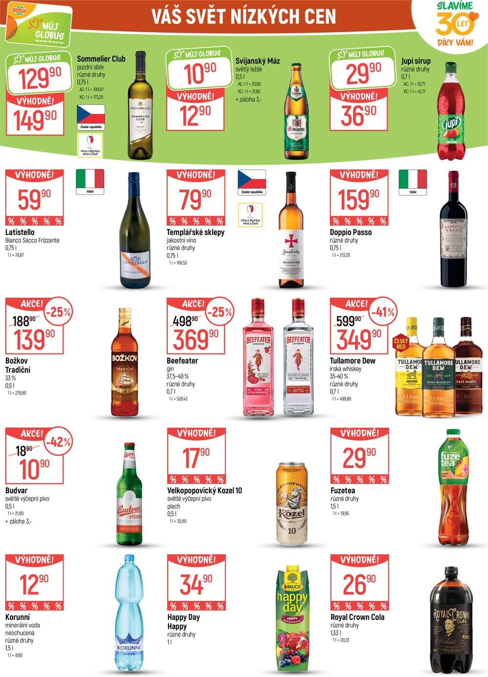 Akční leták Globus 9.9. - 15.9.2026 - Globus Havířov