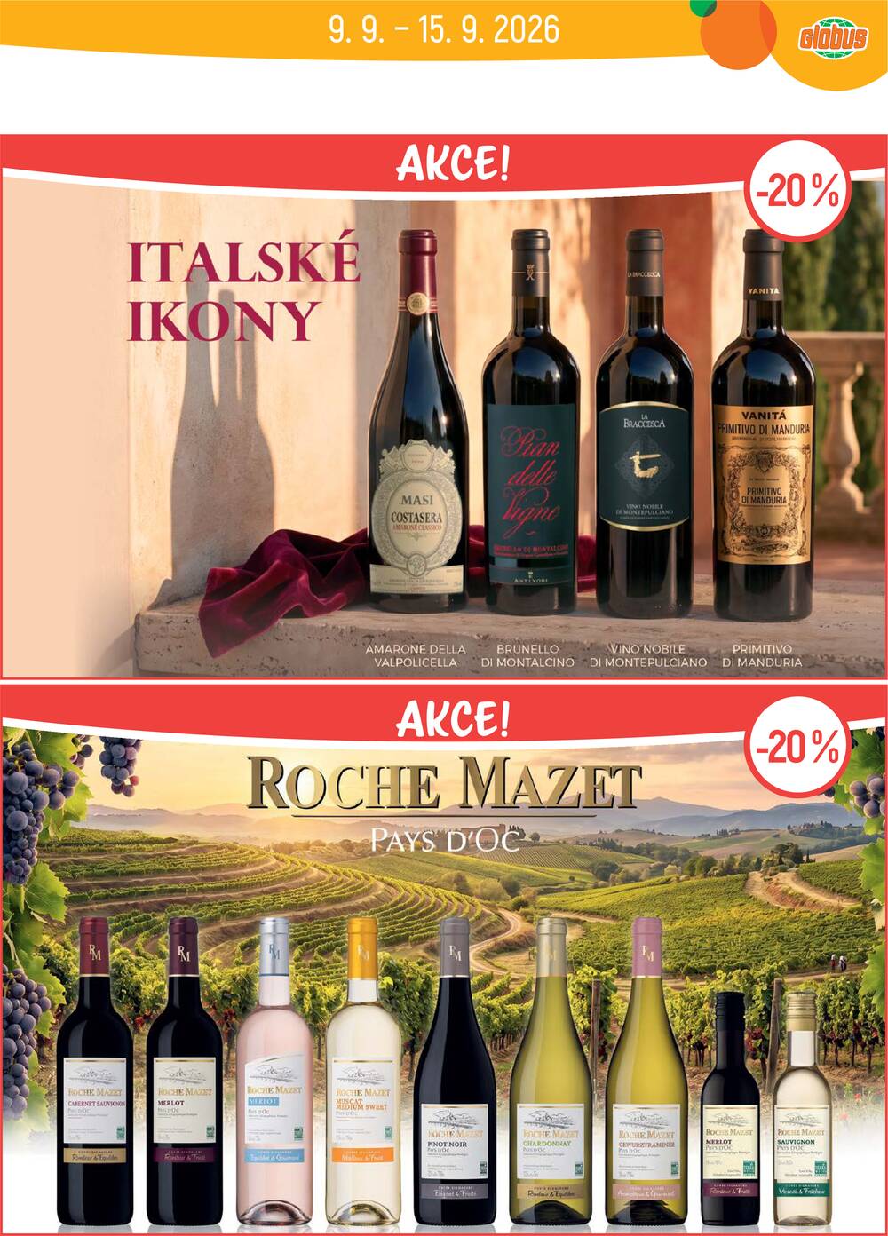 Akční leták Globus 9.9. - 15.9.2026 - Globus Havířov