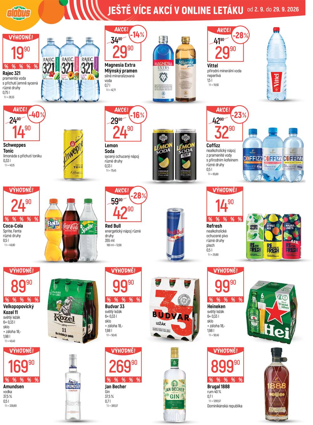 Akční leták Globus 9.9. - 15.9.2026 - Globus Havířov