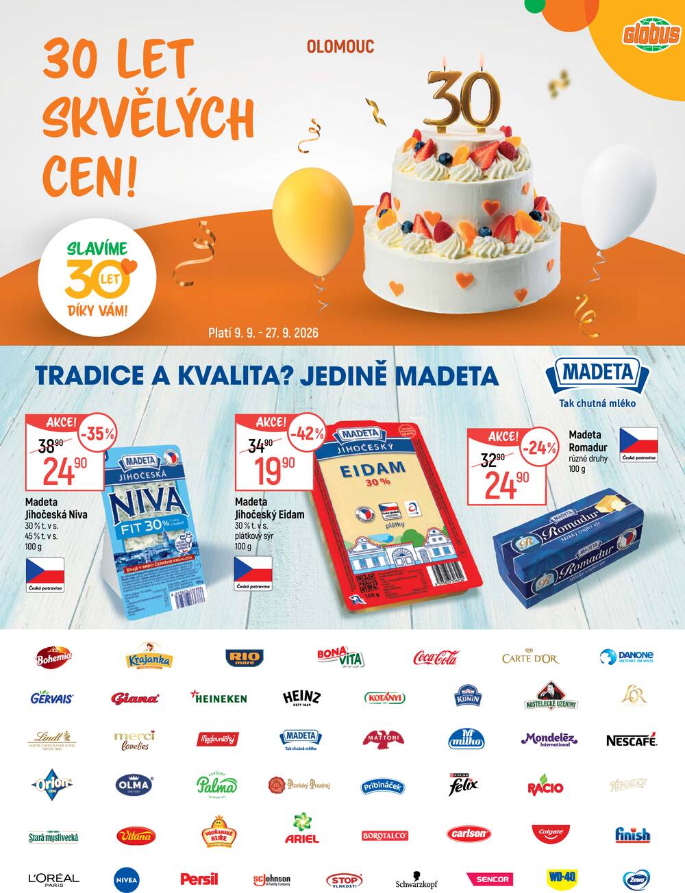 Leták Globus - Akční leták Globus 9.9. - 27.9.2026 - Globus Olomouc - strana 1 Leták Globus - Akční leták Globus 9.9. - 27.9.2026 - Globus Olomouc - strana 1