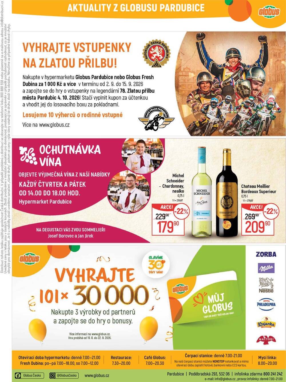 Leták Globus - Akční leták Globus 9.9. - 15.9.2026 - Globus Pardubice - strana 38 Leták Globus - Akční leták Globus 9.9. - 15.9.2026 - Globus Pardubice - strana 38