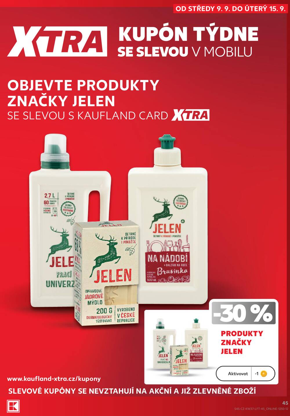 Kaufland 9.9. - 15.9. - Kaufland - Třeboň