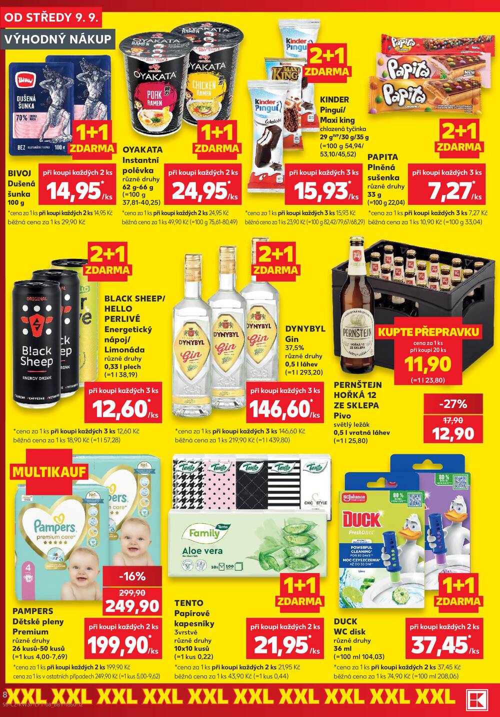 Leták Kaufland - Kaufland 9.9. - 15.9. - Kaufland - Praha 6 (Podbaba) - strana 8