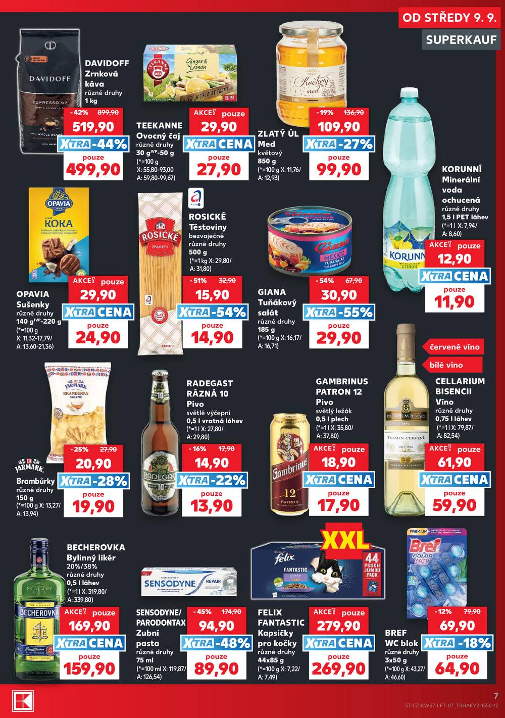 Kaufland 9.9. - 15.9. - Kaufland - Praha 3 (Jarov)