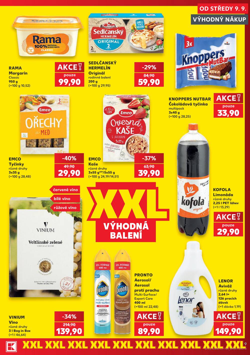 Kaufland 9.9. - 15.9. - Kaufland - Praha 3 (Jarov)