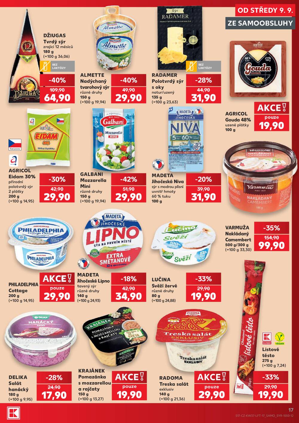 Kaufland 9.9. - 15.9. - Kaufland - Praha 3 (Jarov)