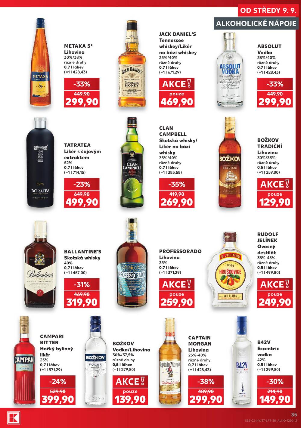Kaufland 9.9. - 15.9. - Kaufland - Praha 3 (Jarov)