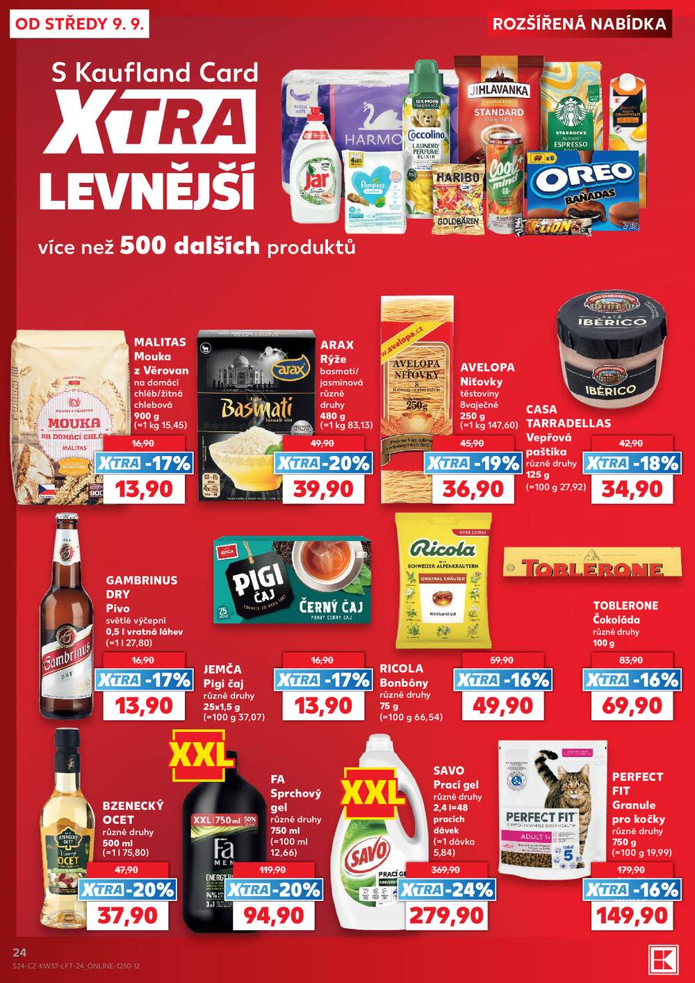 Leták Kaufland - Kaufland 9.9. - 15.9. - Kaufland - Praha 4 (Michle) - strana 24